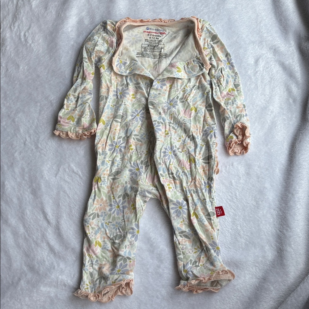 Magnetic Me Pastel Floral Footie